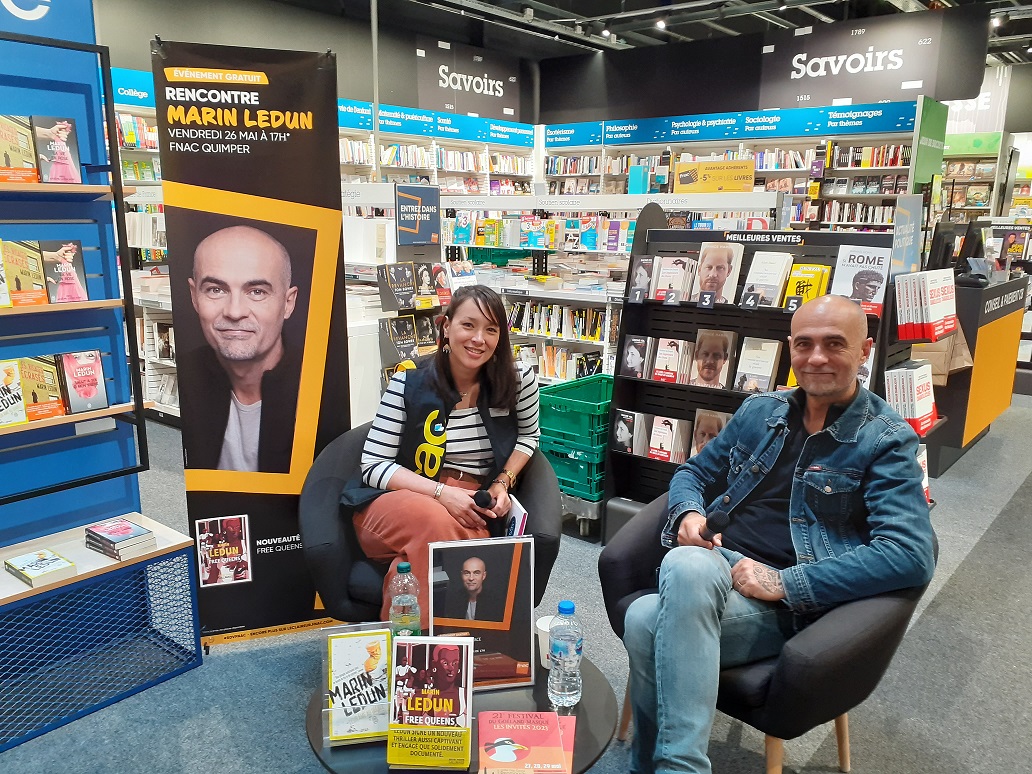 Rencontre avec Marin Ledun à la Fnac Quimper