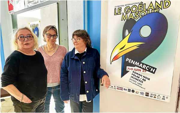 La 23e édition du festival du roman policier Le Goëland Masqué aura lieu du 7 au 9 juin. L’organisation présente le programme et l’affiche d’un rendez-vous de littérature devenu incontournable.